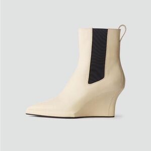 Rag & Bone Eclipse Pointed Toe Wedge Leather Chelsea Boots